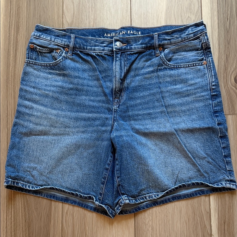 EUC American Eagle Strigid Denim Shorts